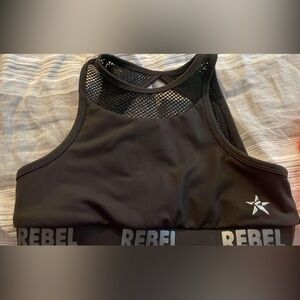 Youth large rebel cheer sport bra
